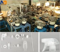 Изцяло пластмасова машина за сглобяване на пулверизатор